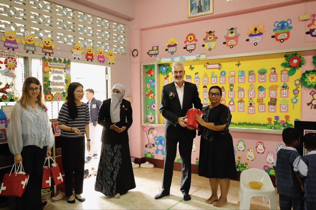 SwissAmbTHA's tweet photo. School visit #4: Banthungtodang School, Narathiwat Province https://t.co/tTbKQZILsR