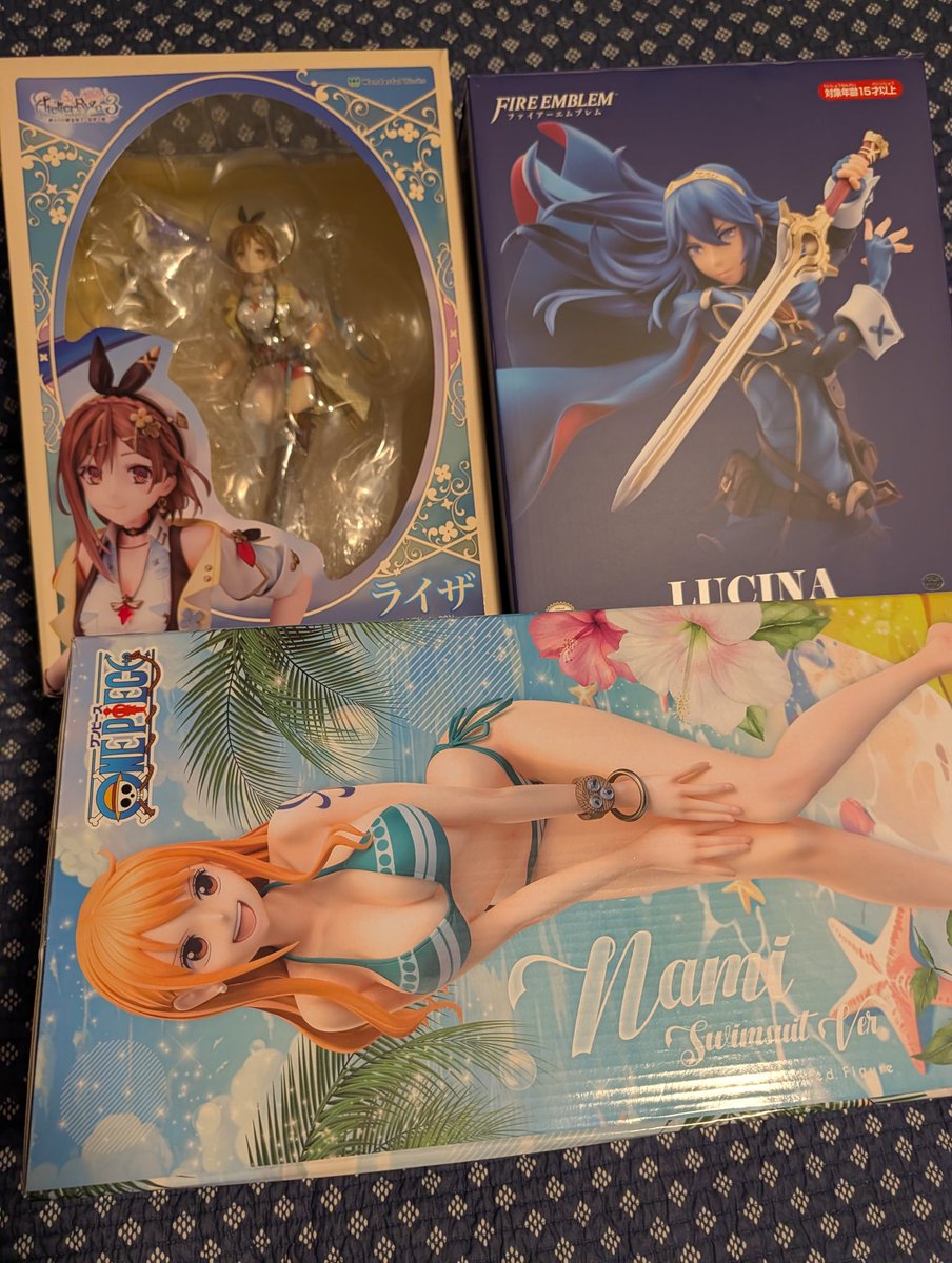 kingddd17's tweet photo. I may have went overboard with my purchase for my Japan trip.  This is just the sfw stuff lol https://t.co/VP0SYPs42r