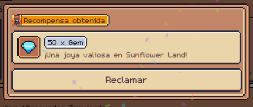 Sericatss's tweet photo. 🥳Siii otra semana mas del cofre de unicornio 📷 Justo necesito gemas https://t.co/Z2kq7ac8du #SunflowerLandweekly #SunflowerLandFarm  50 gemas 🎉 https://t.co/Cptb3S75P4