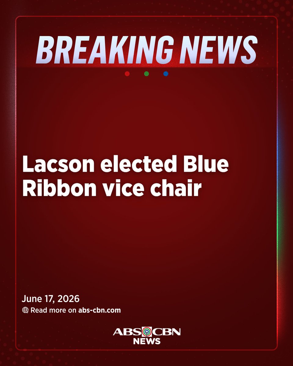 ABSCBNNews's tweet photo. Senator Panfilo Lacson was elected vice chairperson of the powerful Blue Ribbon committee, which he previously headed.
 
He joins Sen. Francis Pangilinan, who was elected vice chair of the panel on June 3.
 
Sen. Erwin Tulfo is the current chairperson of the panel. https://t.co/JcH0MVHhwp