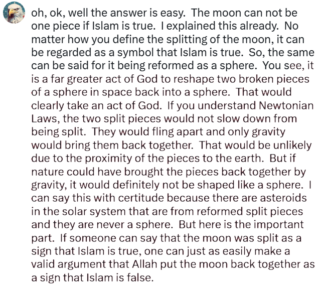 Thompson__Li's tweet photo. @wakeupusa Are you calling Allah a liar?  Islam is NOT true.  Allah has given us signs that Islam is a lie.  Are you calling Allah a liar? https://t.co/QbvG6x8j2b