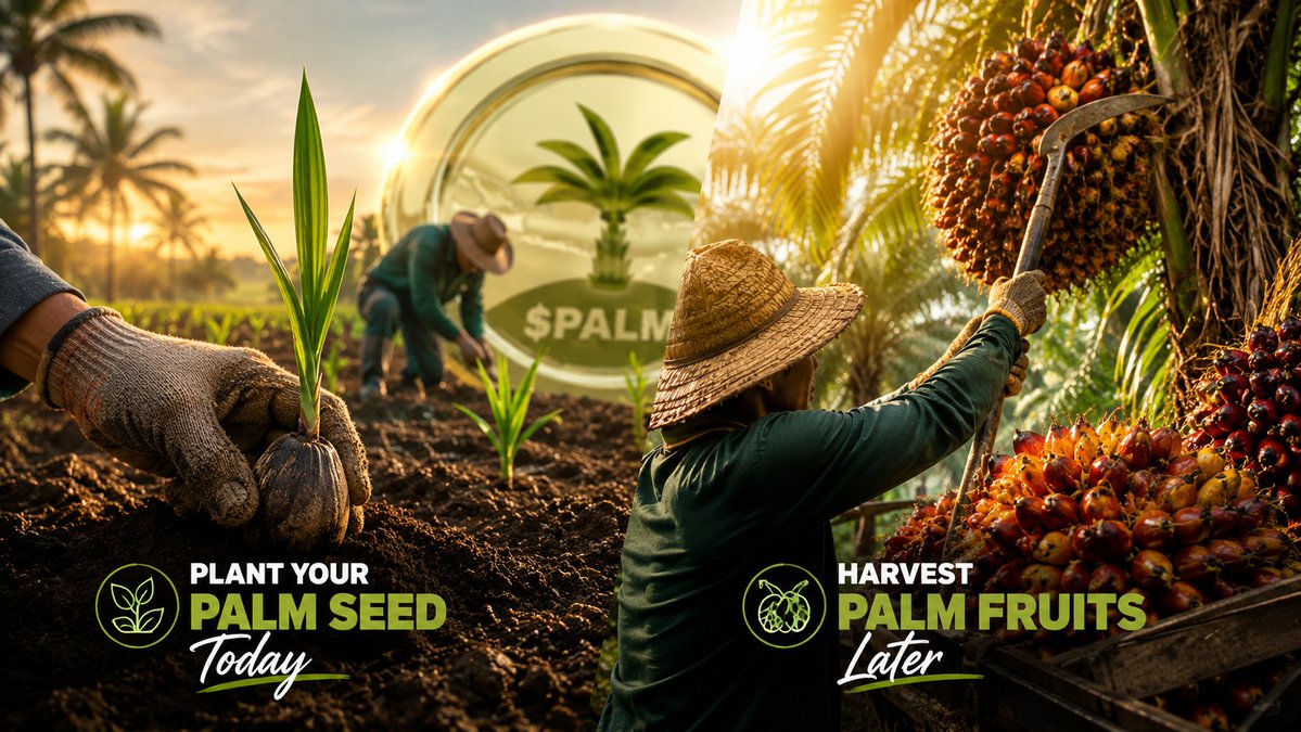 ThePalmCoin's tweet photo. Plant the seed today 🌱 > Harvest the rewards later 🌴
That’s how patience works and that’s how $PALM works!

Are you ready to be a diamond hand? 💎👀 https://t.co/LBPbwtJz2G
