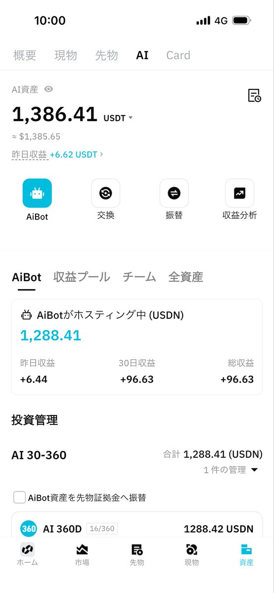 Goldparadigm's tweet photo. 日曜日にも動いて、えらい！

13日目　6.44$
累計　96.63$

スタート 1200$(約20万) https://t.co/ZQQLbXanG5