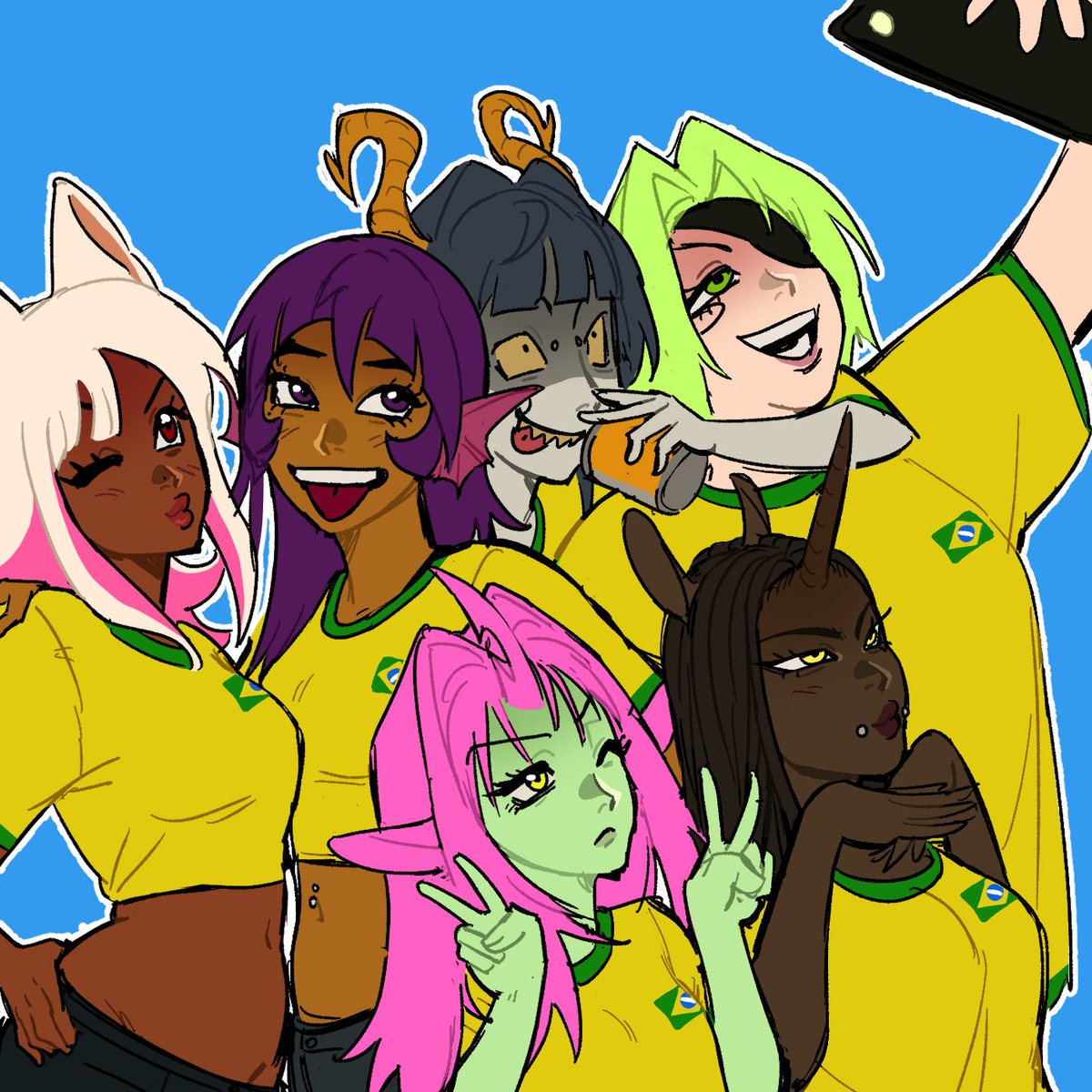 koupepp's tweet photo. minhas oc vendo a copa ontem https://t.co/qs3Z3lghSY