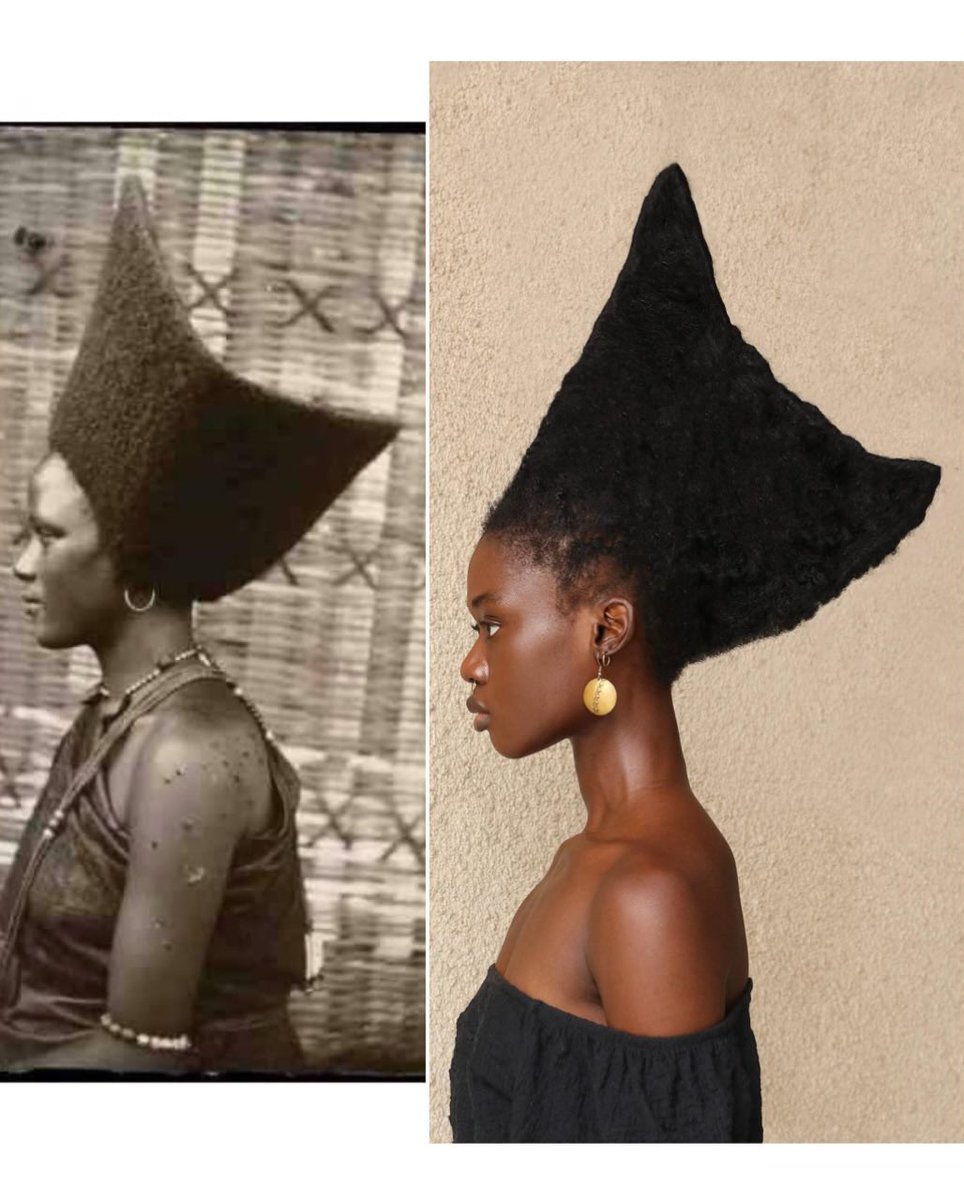 Complex's tweet photo. Absolute artistry 🙌

Artist Laetitia Ky turns her hair into intricate sculptures rooted in African history and identity, drawing from pre-colonial hairstyles and their cultural meaning. Through braiding, wirework, and design, she reimagines forgotten traditions, exploring themes of feminism, self-love, and colonial memory turning hair into a living archive of heritage and expression.

[📸: via/ IG laetitiaky ]