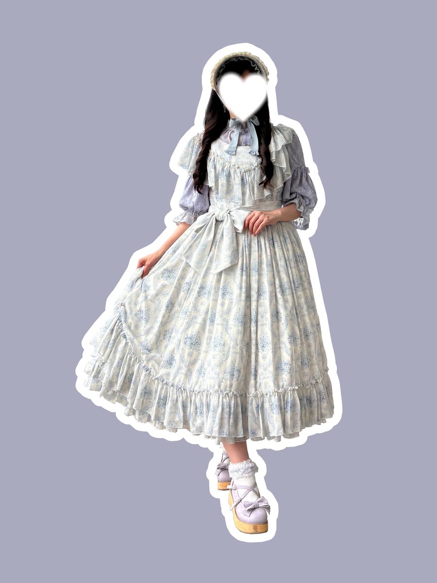 hi______ka____'s tweet photo. 紫陽花着た https://t.co/Jl5xxsr6jX