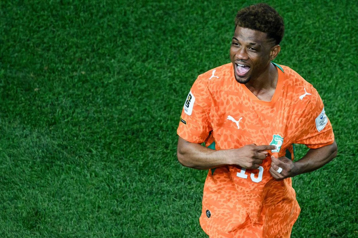 MUnitedFR's tweet photo. Aucun joueur n'a marqué plus de buts avec la Côte d'Ivoire depuis octobre dernier qu'Amad (6). (@OptaJean) https://t.co/tieORXMBmC