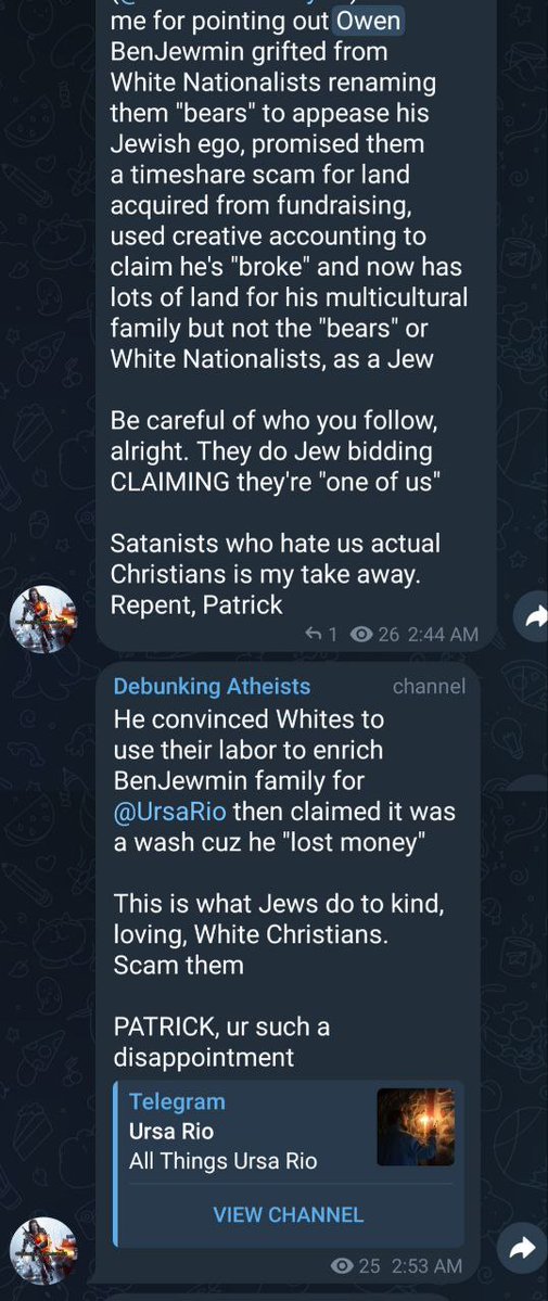 DebunkAtheists's tweet photo. @WearForbidden @OwenBenjamin Grifter Jew, theft of White time, labor and money

"S" for spit https://t.co/6cHyFMwTGu