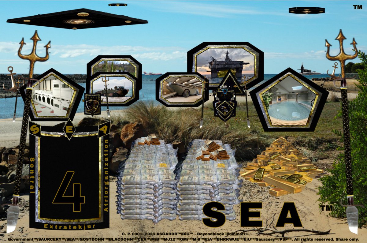 Predada_Severa's tweet photo. SEA™ - Sentral Extratekjur Atriorganization™ ( 4™ ):

"In Atridefense, Sevintelligence, Garamotherships, Atrisolarsystems,, Ressustenances, Dendons, and Resacquisitions, ASGARDR™, we trust."™

Deep Cover Beyondblack Operations/Projects™, etc.

- Predada  Severa™,
Owner™ https://t.co/L35UN5nNFP