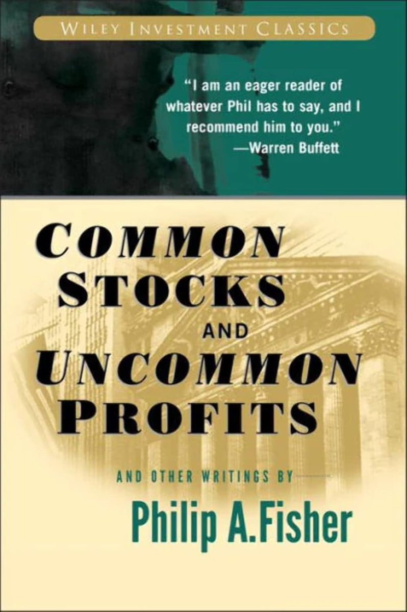 sandeep1010's tweet photo. 10 Timeless Lessons for the Long-Term Investor from Philip Fisher's Common Stocks and Uncommon Profits, ranked by practical impact:

#1 — Use Scuttlebutt — Go Beyond the Numbers to Know the Business
The single most radical and valuable idea in Fisher's entire body of work is what he called the scuttlebutt method: building an investment thesis primarily through the informed opinions of customers, competitors, suppliers, former employees, and industry scientists — not from balance sheets and annual reports alone. Financial statements tell you where a company has been. Scuttlebutt tells you whether it is genuinely excellent.

#2 — Management Quality and Integrity Are Non-Negotiable, Irreplaceable Inputs
Of Fisher's famous Fifteen Points for evaluating a company, the people-related factors carry the most weight. Outstanding businesses are built on managements that (a) have a burning determination to develop new products and markets long after the current ones are exploited, (b) treat employees at every level with genuine respect and fairness, (c) cultivate deep executive talent so the business doesn't depend on any single individual, and (d) communicate honestly with shareholders — especially when things go wrong.

#3 — The Right Time to Sell an Outstanding Stock Is Almost Never
Fisher articulated three — and only three — legitimate reasons to sell a stock: (1) you made a mistake in the original analysis and the facts clearly no longer support the thesis; (2) the company has genuinely deteriorated — through management decay or market saturation — and no longer qualifies on the original criteria; (3) you have discovered a significantly better opportunity and have high conviction in it.

#4 — Invest Only in Companies With Large, Expanding, Durable Sales Potential
Fisher's Point 1 is the gateway to everything else: a company must have products or services with sufficient market potential to generate sizable, multi-year sales growth. A one-time spurt or a temporarily favorable business cycle is insufficient — the opportunity must compound over time. Fisher distinguished between companies that are "fortunate and able" (blessed with a growing market they didn't create) and those that are "fortunate because they are able" (Du Pont-style companies that create their own next market through research and ingenuity). Both qualify; what does not qualify is a company whose growth story has a foreseeable ceiling.

#5 — Great Research Means Nothing Without Great Sales — and Vice Versa
Fisher was among the first investors to systematically evaluate both R&D effectiveness and sales organization strength as co-equal pillars of business quality. Most investors at the time fixated on production efficiency and accounting metrics. Fisher saw that even the best product dies without skilled salespeople who can move it, and even the best sales force is helpless without a pipeline of competitive products.

#6 — Favor Companies With High Margins That Are Actively Defending and Widening Them
Fisher treated profit margin analysis as a two-step inquiry. The first step is identifying whether current margins are above average for the industry. Marginal producers (those with thin margins) are deceptively attractive during boom times because their earnings surge faster on a percentage basis, but they are almost always the first casualties in a downturn. Fisher believed outstanding long-range profits nearly always come from high-margin businesses.

#7 — Don't Over-Diversify — Own a Few Businesses You Know Deeply
Fisher's "Don't Overstress Diversification" is one of the most radical and consistently misunderstood principles in the book. He argued that the obsession with diversification — driven by fear of "all eggs in one basket" — leads investors to spread capital so thin that they own far too many companies they don't understand well enough, and far too little of the handful they genuinely know. He considered this a greater risk than concentration.

#8 — Macro Forecasting Is Largely Useless — Buy Great Companies at Company-Specific Inflection Points
Fisher was deeply skeptical of macro economic forecasting, comparing it to medieval alchemy — some basic principles were emerging, but nothing reliable enough to bet real capital on. He did not try to predict recessions, interest rate cycles, or bear markets. What he did try to predict was whether a specific, well-understood company was approaching a moment of earnings inflection: a new plant coming online, a new product gaining traction, a temporary labor problem being resolved.

#9 — A High P/E on a Persistent Grower Is Not Expensive — It Is Often Cheap
Fisher identified a widespread and costly error: investors comparing a growth stock's P/E to the market average and concluding it is "overpriced." This reasoning is wrong because it implicitly assumes the growth stock should trade at the same multiple as average companies in the future — but it won't, if it continues to deserve its premium. The correct comparison is: how will this stock's P/E look in 5–10 years, relative to what its fundamentals will then justify?

#10 — Dividends Matter Far Less Than Most Investors Think — Reinvestment by a Great Business Beats Payouts
Fisher devoted an entire chapter to dismantling the "hullabaloo about dividends" — the pervasive belief that high dividend yield signals safety, or that companies "owe" shareholders a larger payout. His argument was elementary but devastating: if a company can earn 15–20% returns on reinvested capital, paying that capital out to shareholders who then pay taxes on it and reinvest it in something of unknown quality is a severe destruction of compounding power.