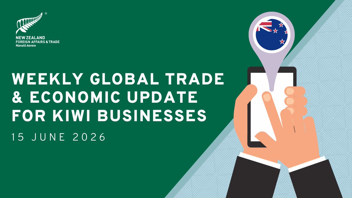 Weekly global trade & economic update for Kiwi businesses | 15 June 2026