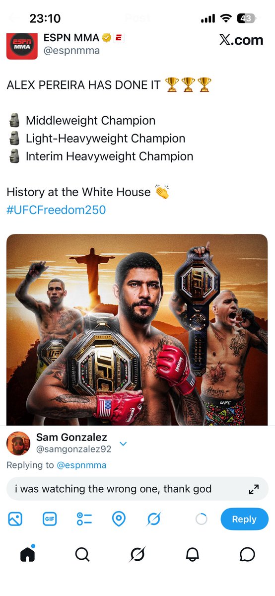 samgonzalez92's tweet photo. espn already deleted the tweet but let it live on in history. https://t.co/iSjgrREaCf