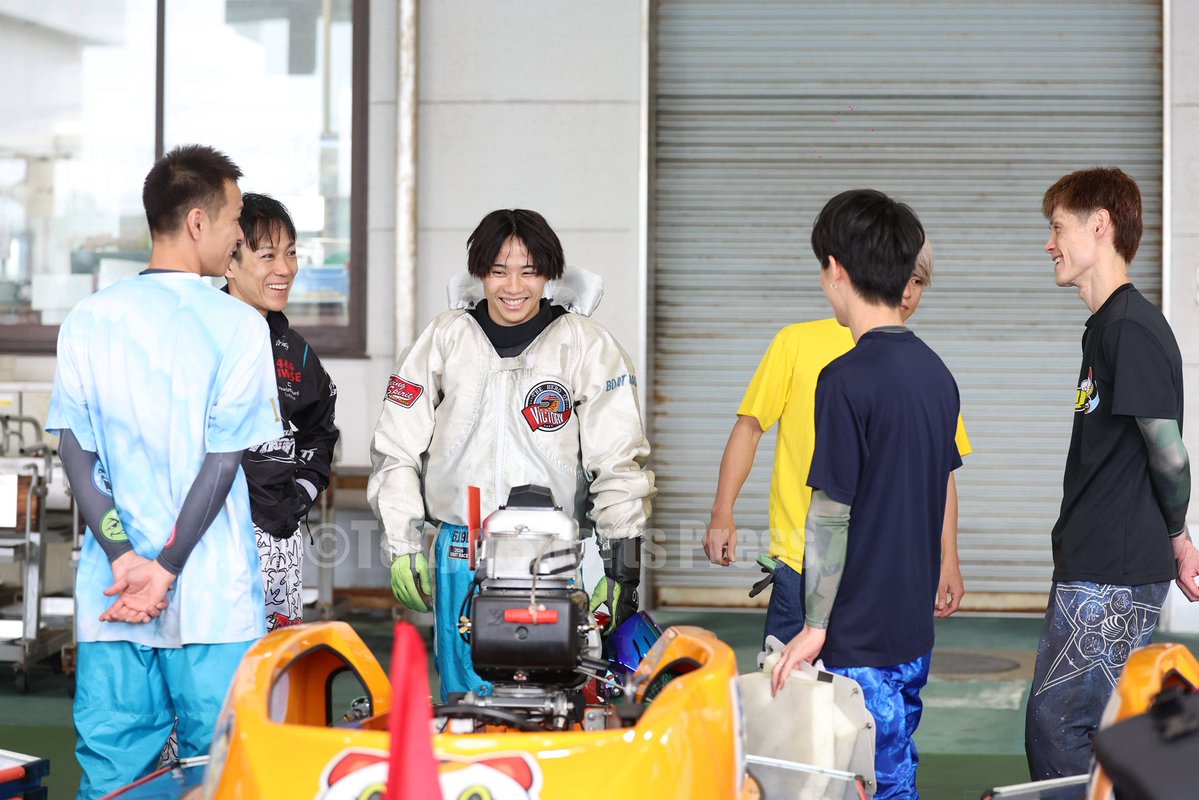 tospophoto's tweet photo. 【とこなめ・GIトコタンキング決定戦】   
 6/14 2日目
周年記念初勝利 #鰐部太空海
#北野輝季　#赤岩善生　#磯部誠　#岩瀬裕亮
  #ボートレースとこなめ #トコタンキング決定戦

連日ピットから更新中▼ https://t.co/DtrEj1Sqra…
@tospo_boatrace https://t.co/yhuY398pC9