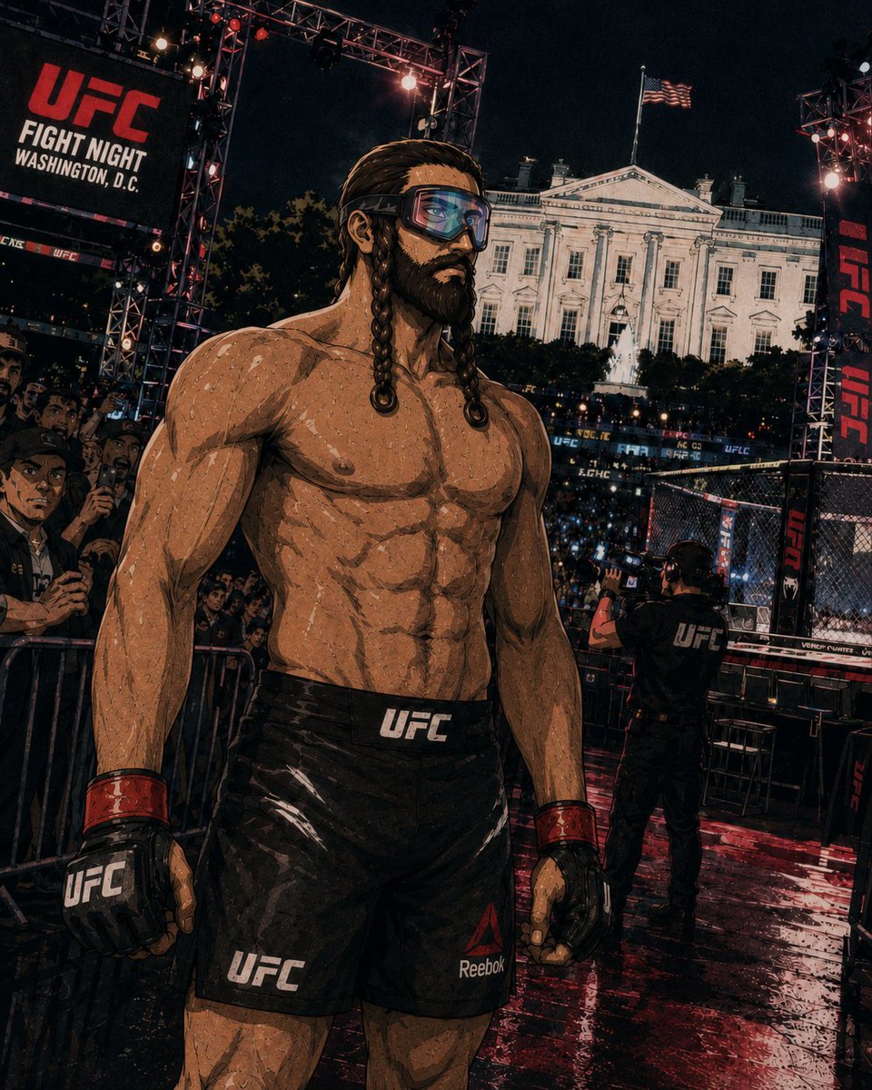 JUIonSUI's tweet photo. Fight night at the White House. https://t.co/iHKN2x0A9q