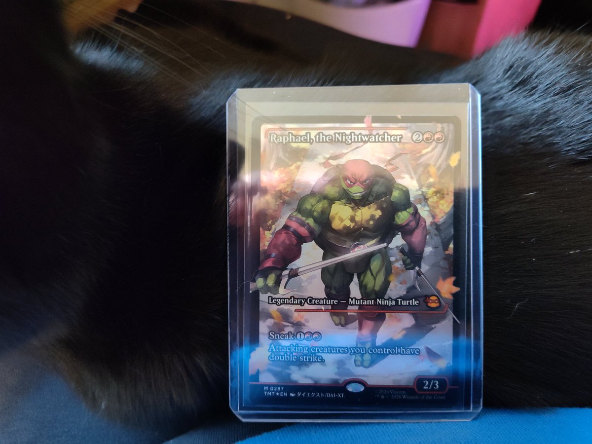 Dondondora's tweet photo. I finally found and bought the MtG card drawn by Dai-XT!!! Yippee!!!! https://t.co/SNh9pSv8xS
