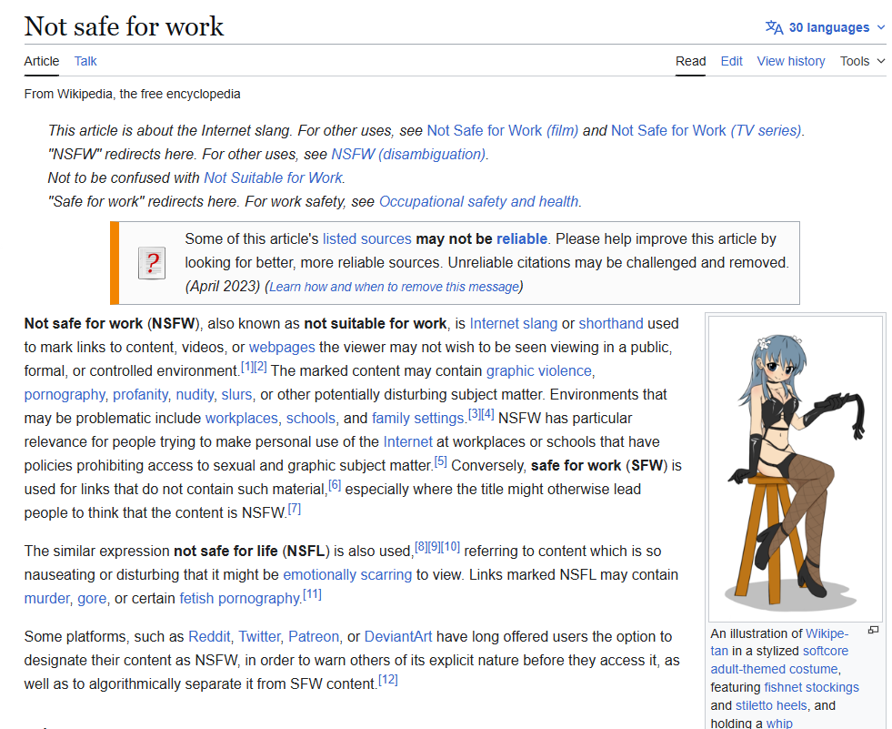 DeathNote0690's tweet photo. Before anyone starts thinking retarded, do a proper research about NSFW.

Look up direct context of the definition of NSFW.

That is all.

https://t.co/ImEevfxwT9 https://t.co/ToW2s1mPdn