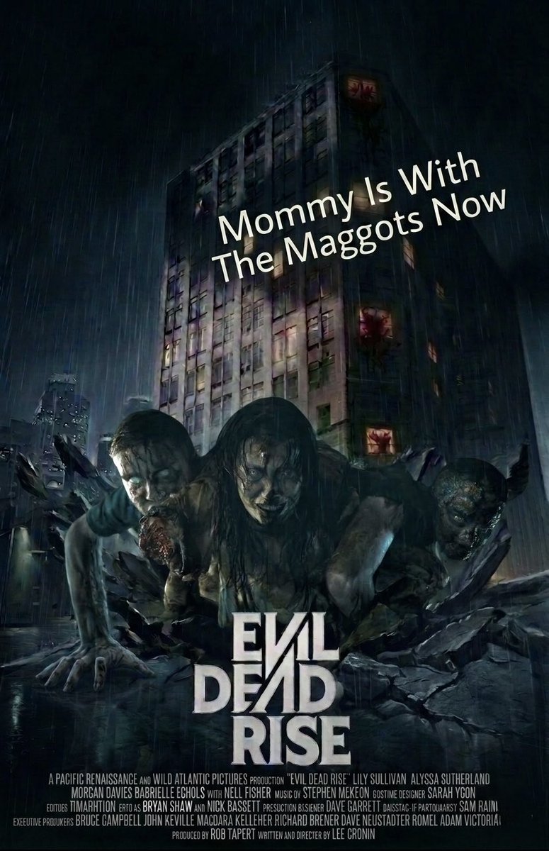 NathanEmerson01's tweet photo. Some movie posters for Evil Dead (2013), Evil Dead Rise and Evil Dead Burn in style of theatrical poster of the original movie #evildead #evildeadrise #evildeadburn https://t.co/4sbgQLtPsX