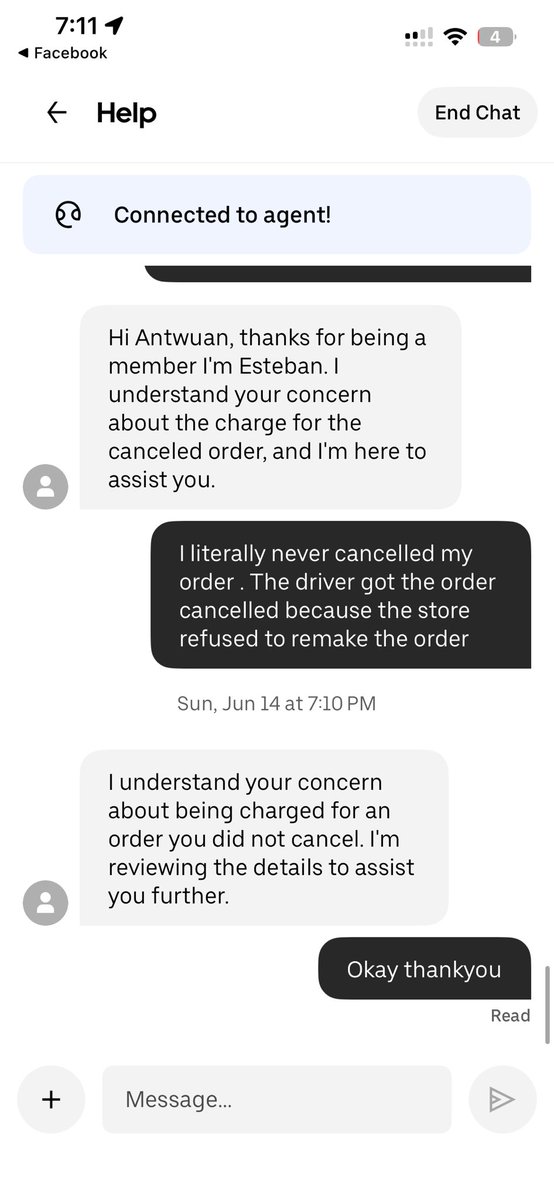 GamerThePlugHQ's tweet photo. Stop USING @UberEats They Cancelled My Order Because A Store Would Not Fulfill My Order &amp; Still Charged Me For The Order ??? Then Say A Refund Is Ineligible ❗️ SCAMMERS https://t.co/kfuL925ftT