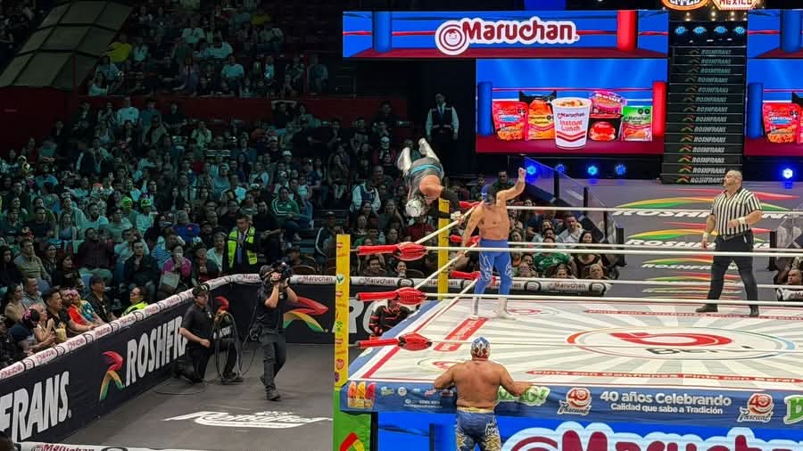 LaTijeraLucha's tweet photo. “Coloso” y “Acorazado” a la final❗️
La eliminatoria de la “Copa Dinastías Padres” fue una batalla campal #BluePanther, #Felino, #StukaJr y #ElPantera, quienes quedaron en el camino en primera instancia el triunfador fue #Euforia al rendir al de “rajita de canela” 🔥
#latijera https://t.co/pFUeYomqk7