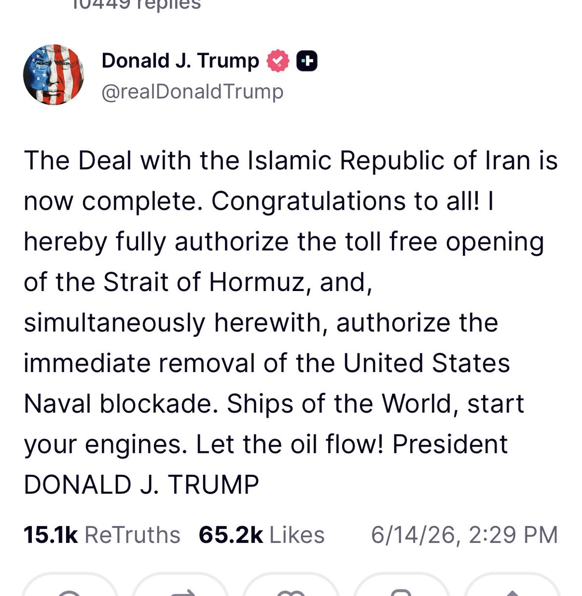 PackingLight2's tweet photo. Happy Birthday President Trump https://t.co/qhuXMXA7FL
