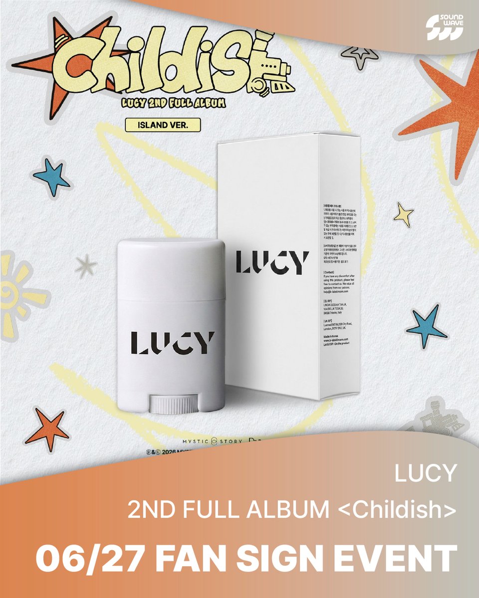 soundwave_korea's tweet photo. #LUCY #루시
2ND FULL ALBUM #Childish
FAN SIGN EVENT OPEN

🎁 응모자 전원
1:1 폴라로이드 : 미공개 셀카 포토카드 랜덤 증정
대면 : 미공개 셀카 포토카드 랜덤 증정

📢 이벤트 일시 : 6/27(토) 14:30 / 16:00 (KST)

📅 응모 기간 : ~ 6/17(수) 23:59 (KST)

🌊 https://t.co/fcTs4aHCAr

#신예찬 #최상엽 #조원상 #신광일