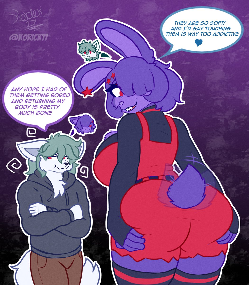 korick17's tweet photo. Five Nights At Buns🐇
Comm @ALANExtraZone 
#Bodyswap #Bonfie https://t.co/zPdo2FH7LT