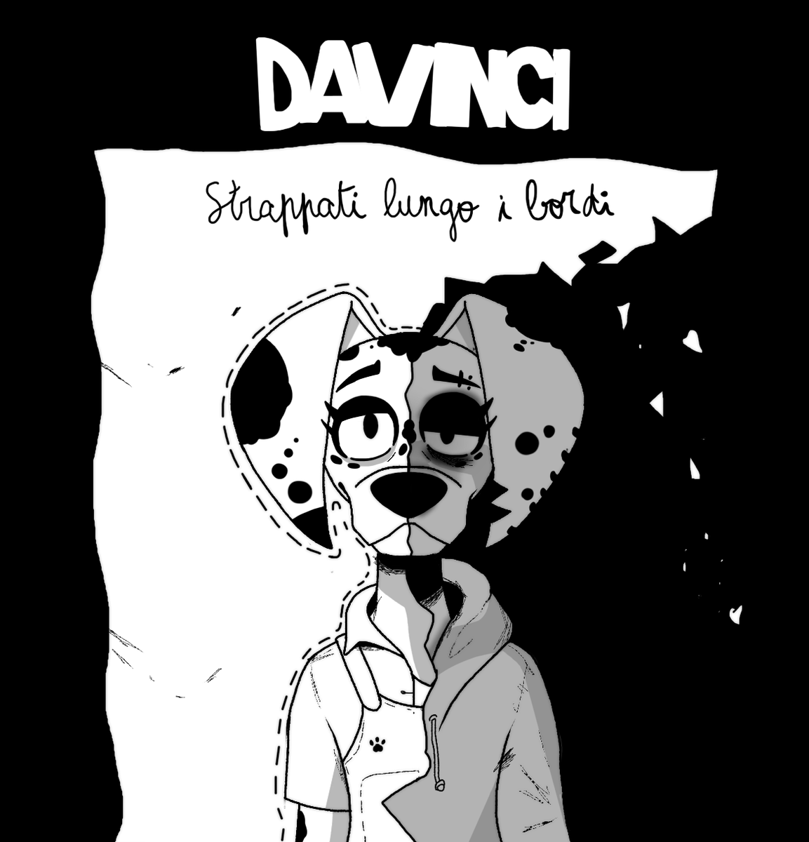 MissFoxington's tweet photo. ive been watching recently "my two cents" on netflix and i really been enjoying it so much i made a artwork inspired by the album cover of the theme song "tear along the dotted line" with my oc

 #101dalmatianstreet #Tearalongthedottedline  #ZEROCALCARE https://t.co/QX0KeOsMzg