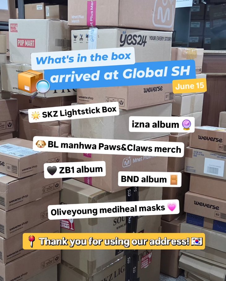 GlobalSH_kr's tweet photo. [📦] What's in the Box! #Kaddy #KoreanWarehouse

FREE Korean address rental
Simple proxy request
Available on ALL sites
FREE arrival photo taken asap after arrival

🛍 Enjoy Korean shopping with #GlobalSH
Join now and start with extra perks!

🇰🇷👉 https://t.co/0inrytCXt7