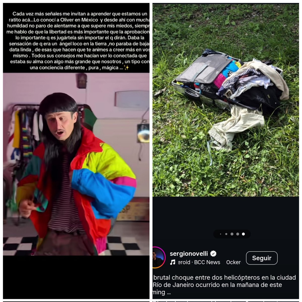 BerenjenaDeAaro's tweet photo. Acabo de ver la publicación de Flor Vigna en tiktok donde le da esa chamarra a oliver y la otra foto es de una publicación del accidente... Es la misma chamarra?😟
#olivertree https://t.co/SnipWmt3tx