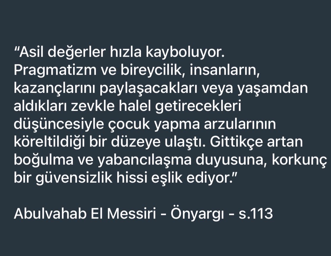 RagipSefa's tweet photo. Abulvahab El Messiri - Önyargı - s.113 https://t.co/QeaL3C29tj