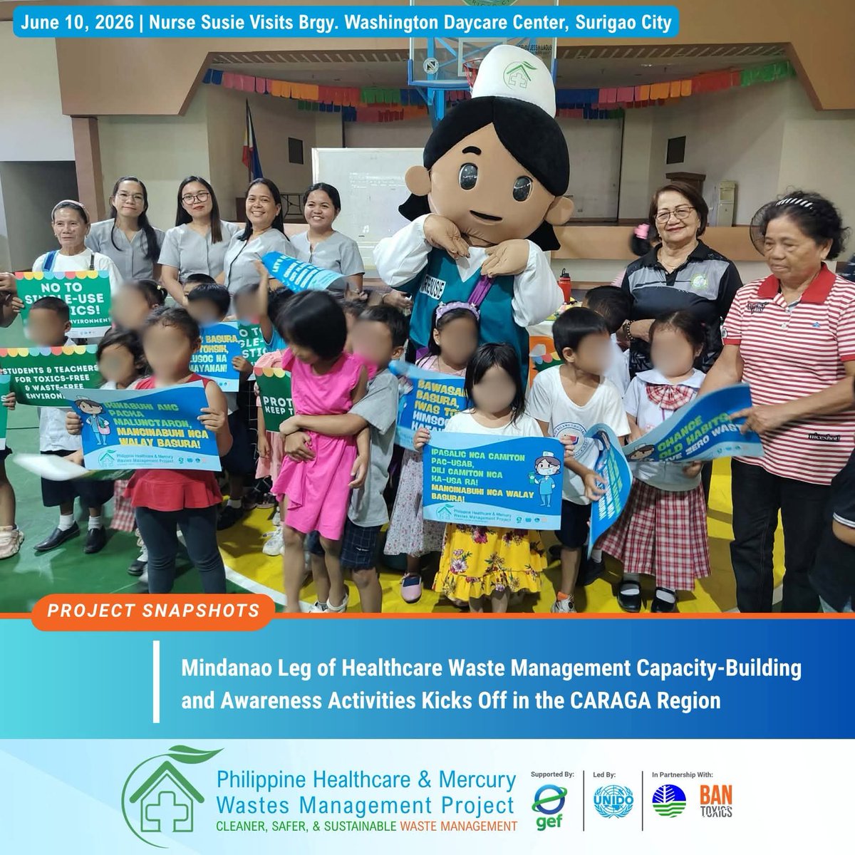 BANToxics's tweet photo. The Philippine Healthcare and Mercury Wastes Management Project (HCWM Project) launched its series of capacity-building and awareness-raising initiatives in Mindanao...

Read more: https://t.co/NAUIrlcK9s https://t.co/z10qKNmv6o