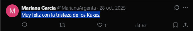 MusterOfPappets's tweet photo. @MarianaArgenta @CFKArgentina es lo único que tenes en la vida retrasada https://t.co/tSG8mb7QN8
