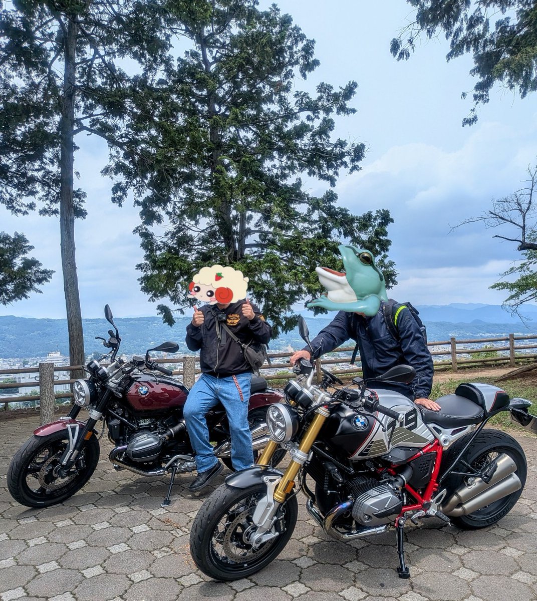 ORUTEGA_STRS's tweet photo. R nineT     &amp;　R12
ラストラン　は、やはり秩父に♪ https://t.co/fKNJde1gvV