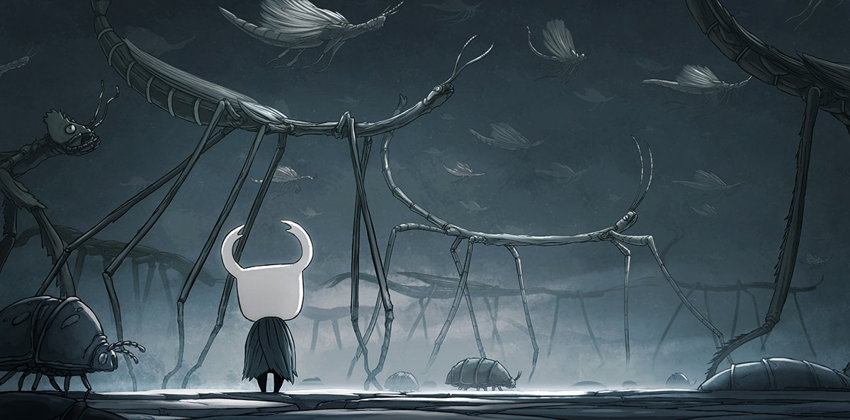 VideoArtGame's tweet photo. Concept art | Hollow Knight - March of the Insects https://t.co/WFACZ7NxWn