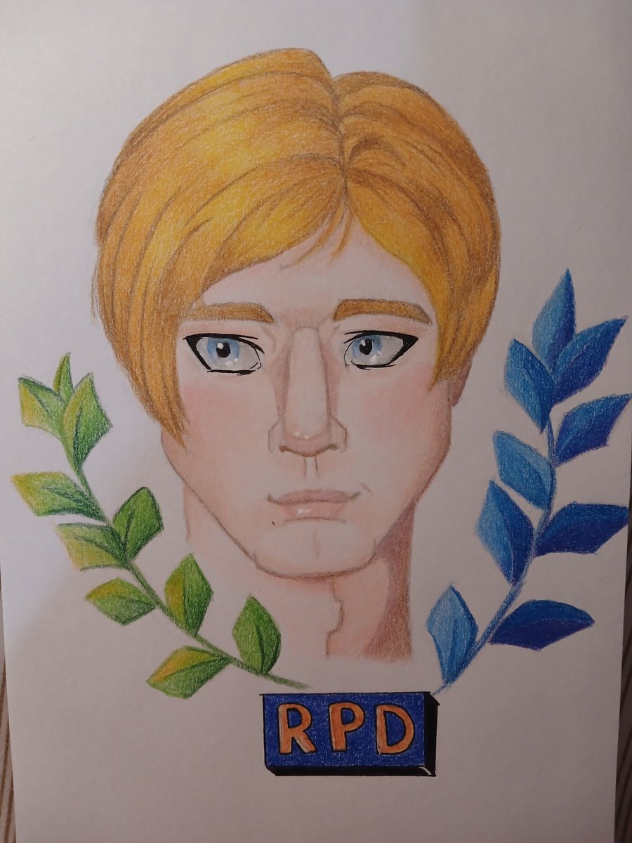 Phanes_dei's tweet photo. Color pencils are so fun to work with 💙
#LeonKennedy
#ResidentEvil
#REBFun https://t.co/FpciKcFmvm
