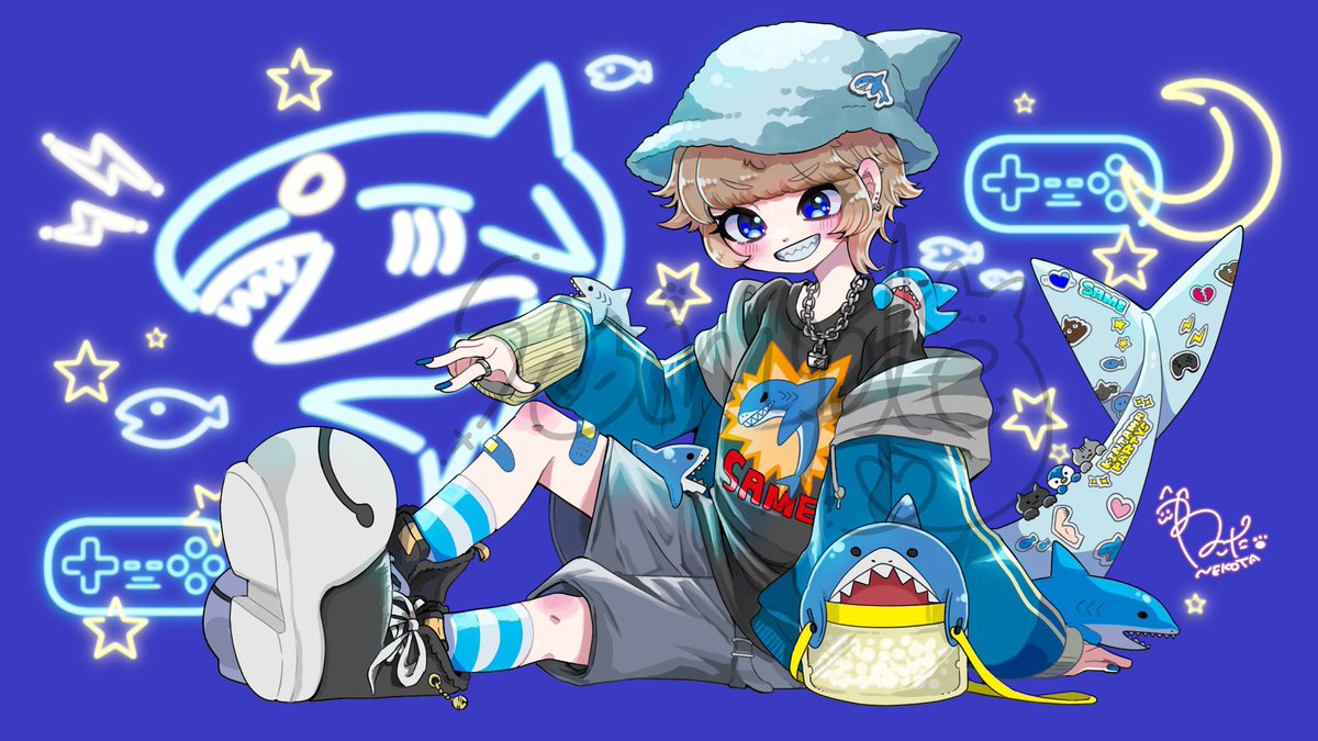 same_511121's tweet photo. 大会絵を担当する人たちが神絵師2人で今からイラスト見れるのが楽しみ！！
これは依頼した絵可愛いだろ〜
わいのだからみんな使うなよ🫵😕 https://t.co/X7hL8uTUDM