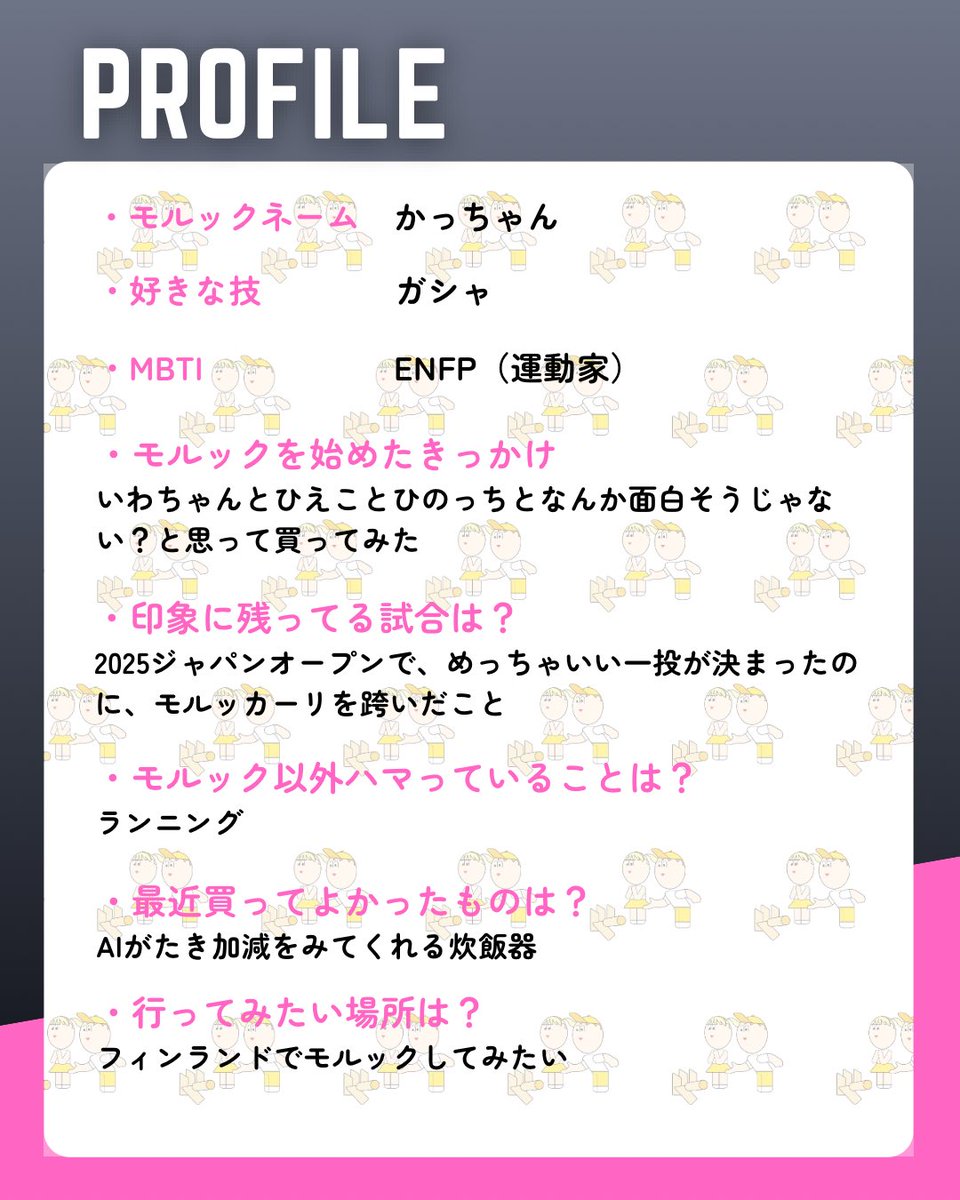 teamkiitos's tweet photo. Team Kiitos大会メンバー紹介✨

本日ご紹介するのは、、【かっちゃん】

Team Kiitosのムードメーカー🎶
彼の明るさがチームに笑顔を😆
ユニークプレイヤー✨

#teamkiitos #teamkiitosかっちゃん https://t.co/Wxznksn9rk