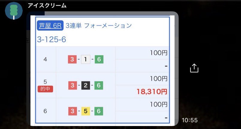 nob_yosou's tweet photo. 芦屋無料予想で万舟🔥🔥🔥
宣言通り👌

芦屋6R🎯【無料特大万舟】
3-2-6
18310×4=73240

これがプロのクオリティ💯
おめでとう御座います！！！

メンバーからの報告↓ https://t.co/TdsrhMUvnw