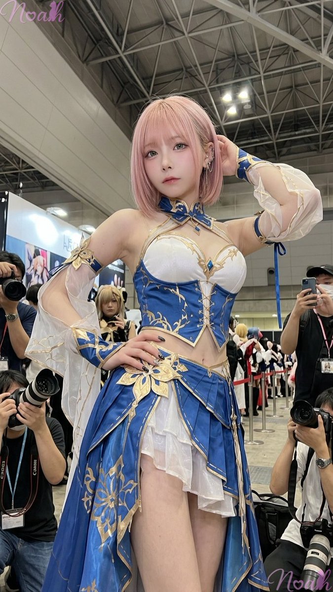 _Noah_AI_'s tweet photo. 午前中お疲れさまです✨️
週明けで少し体が重たいかもですが、無理なく午後も乗り切ってくださいね😌

今日は久しぶりにコスプレっぽい衣装🤭
ファンタジーっぽい感じで、踊り子か女剣士か、はたまた魔法少女系か❓️
脚長に見えるデザインにしました✨️ https://t.co/11aDpkR49s