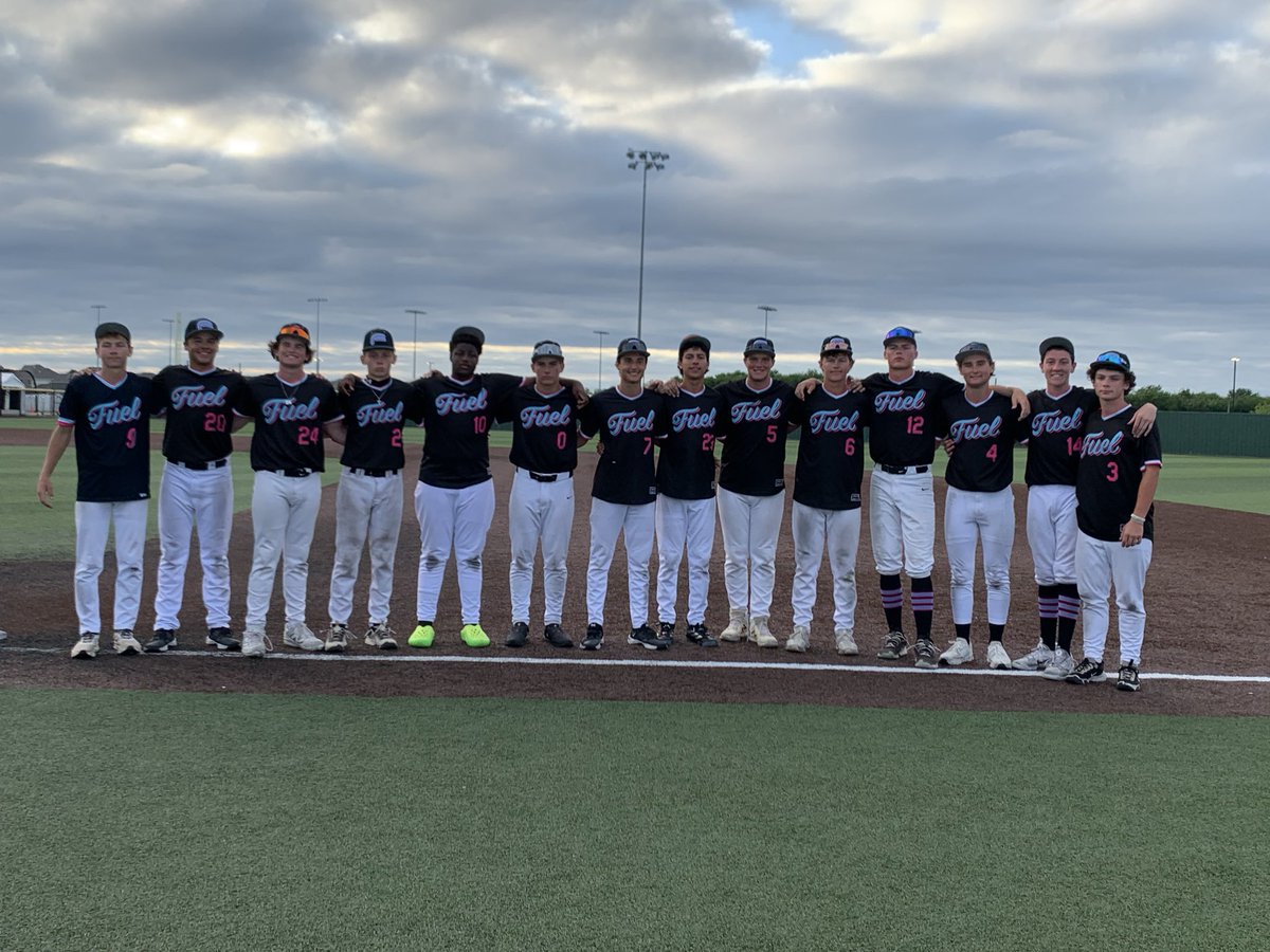 OKFuelAthletics's tweet photo. What a week of baseball for this group of young men! Proud of each and every one of them. They’ve been grinding it out at the Alex Bregman in Melissa TX with 111 of some of the top teams around! They made it to Top 2 and played in the championship game eventually losing by a walk off run. But the experience, the tough games, the digging deep, the playing for each other - are all lessons that will make them better ball players in the end! Thank you coaches for stepping in and taking the boys to the end!
@Austin_Echalk - Offensive MVP
@Alec2029 - Defensive MVP
Great job 2029 Brumbaugh going 8-1 on the week!🔥