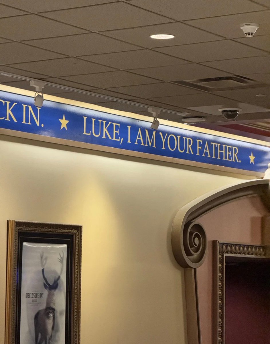 VHSDVDBLURAY4K's tweet photo. This AMC has the wrong Star Wars Quote 😭 https://t.co/Ef1A29Ue2e