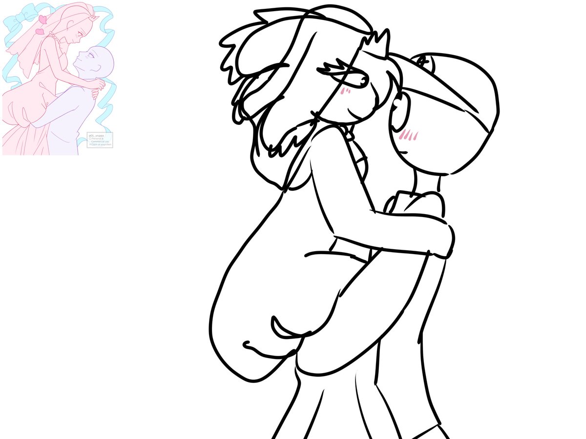 PilsonEmil84416's tweet photo. Base Wedding doodles #bonnafred #ax0l
Base credit @DL_uruppa https://t.co/WSTAViQwQn