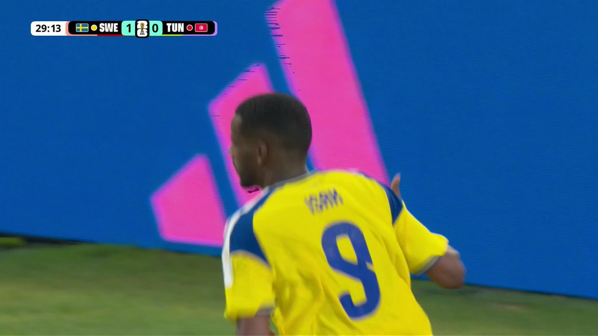 Video preview: Alexander Isak has Sweden's second goal of the mat