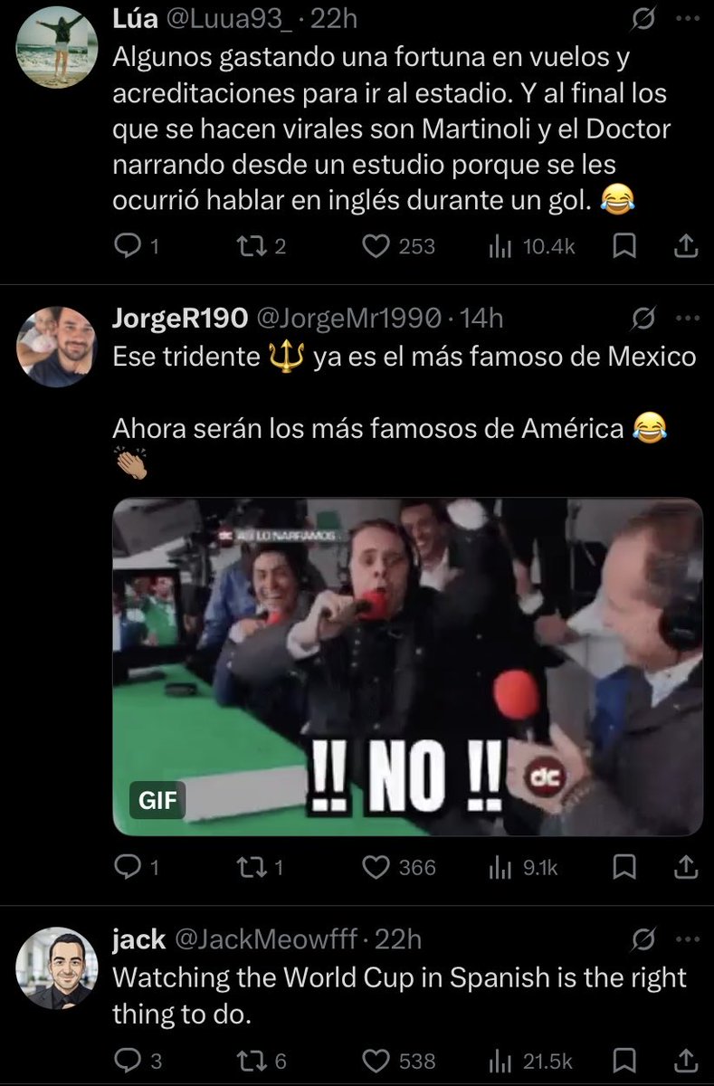 MarlidMaggic's tweet photo. @Javier_Alarcon_ Todos los americanos son fanáticos de @martinolimx y @GarciaPosti por la forma de narrar el 3er gol de @USMNT contra paraguay. #worldcup2026 #Mexico https://t.co/p8S748K0Ua