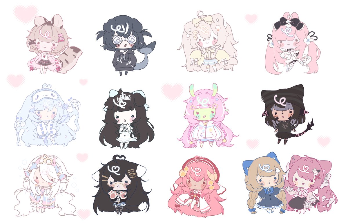 yumimyun's tweet photo. batch 2 of scribbles hehe >:3
so many cuties r on here!!!🤍 https://t.co/0fdRaC2hEz