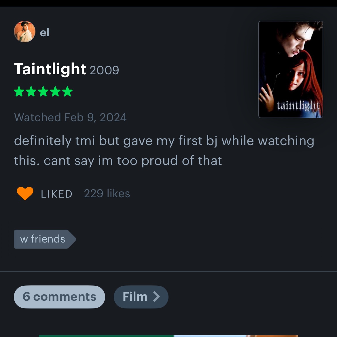 clemwowow's tweet photo. oh lord. deadass my favorite review given the context of the movie 

#letterboxdreviews #letterboxd https://t.co/cWcS9taoQ7