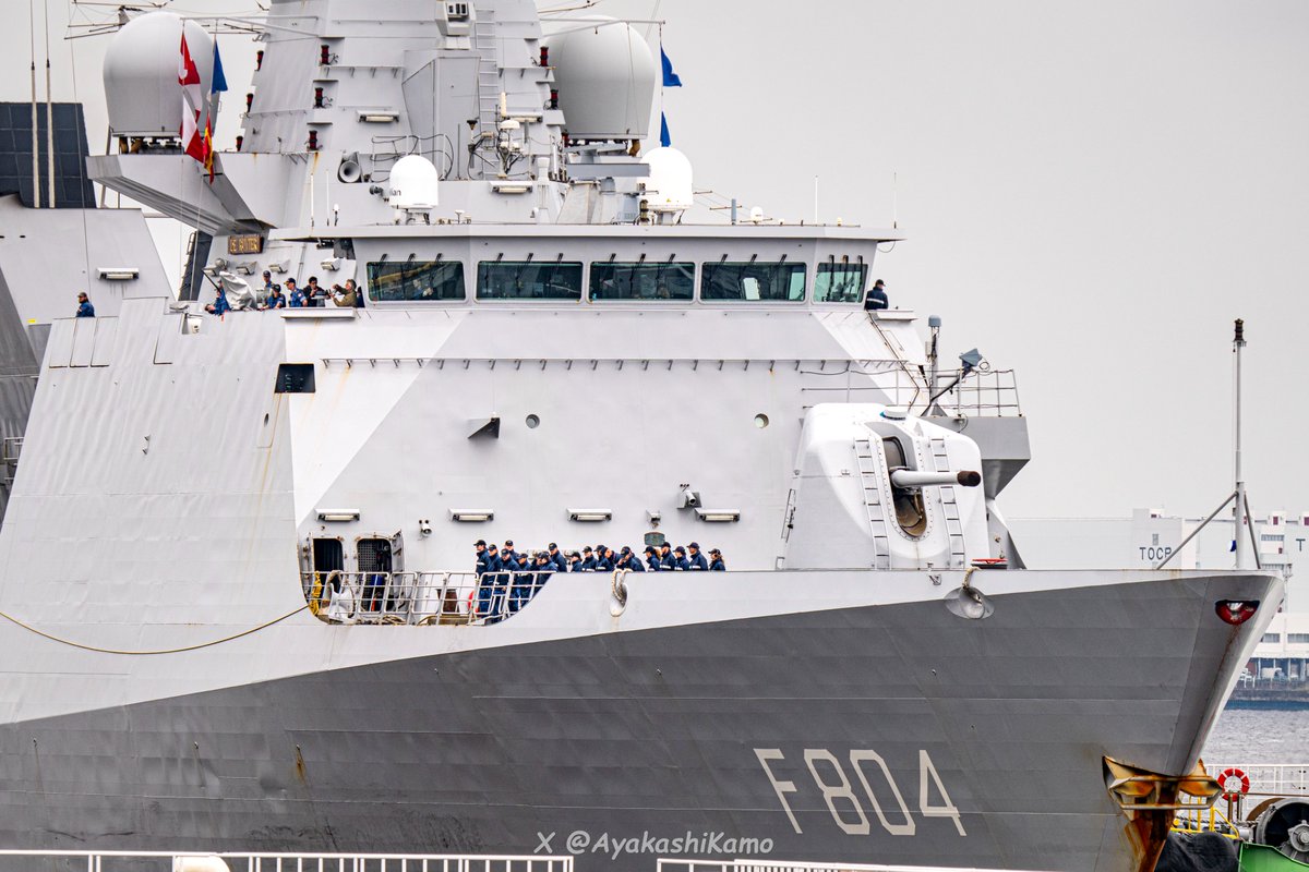 AyakashiKamo's tweet photo. オランダ海軍のフリゲート艦
「デ・ロイテル」東京寄港の様子を現像しました⚓️

本国の出港時から各地のニュースを追っていた艦なので、この目でようやく姿を拝めて感激でした！

#KoninklijkeMarine
🇳🇱【#デ・ロイテル (HNLMS De Ruyter, F804)】2026/06/15📸 https://t.co/Xamj8XFcJr