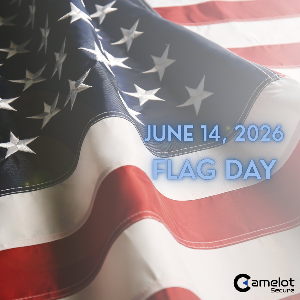Camelot_Secure's tweet photo. Happy Flag Day! On this day in 1777, our country officially made the stars and stripes the flag of the United States. Join us in recognizing what it stands for and the brave people who have defended the ideals of this country. https://t.co/BTG9hC08TN
