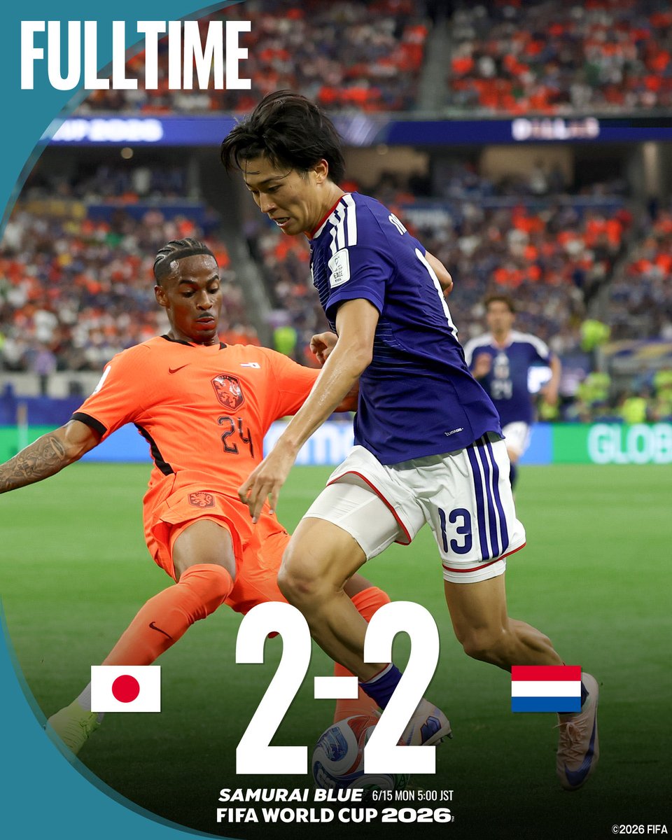 _kartumerah's tweet photo. Belanda mungkin memiliki nama yang lebih besar.

Namun Jepang sekali lagi membuktikan bahwa mereka sudah berada di level yang sama dengan tim-tim elite dunia.

Jika ada pelajaran dari pertandingan ini, maka itu adalah:

Jepang bukan lagi tim yang mencari kejutan. Jepang kini adalah tim yang diharapkan mampu menciptakan kejutan.

Sementara bagi Belanda, hasil imbang ini menjadi peringatan bahwa jalan menuju fase gugur tidak akan semudah yang diperkirakan.