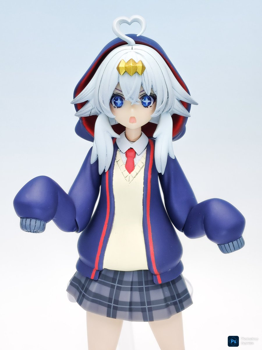 sephi12g's tweet photo. グ　ー　ル　ジ　ェ　ネ　レ　イ　ド　！

これは創彩少女庭園の脚パーツなので至って健全です！健全です！
ギィちゃんは表情とアホ毛が豊かでブンドドも捗る😊
眼の色が違うわ！案件も上手い事重ね塗りで何とかなったからデカール作るとかにならなくて助かったと安堵してますε-(´∀｀*)ﾎｯ https://t.co/RAuxTYuJBZ